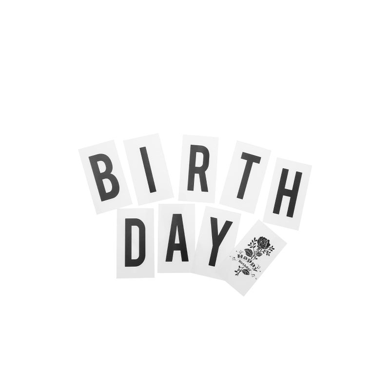 Micro Trader 104 Black Thin Letters Number Symbols Compatible with A3 A4 A5 Cinematic Lightbox - Image 4